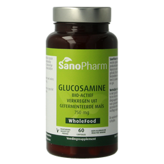 SanoPharm Glucosamine 750mg vegan 60.00 Capsules