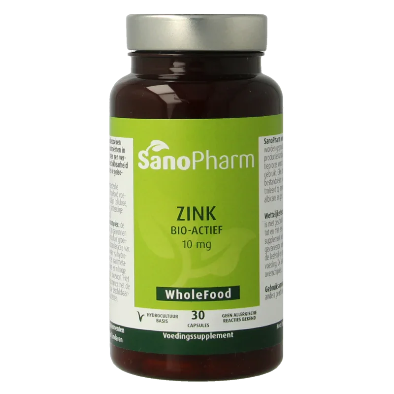 SanoPharm Zink wholefood 30 Capsules