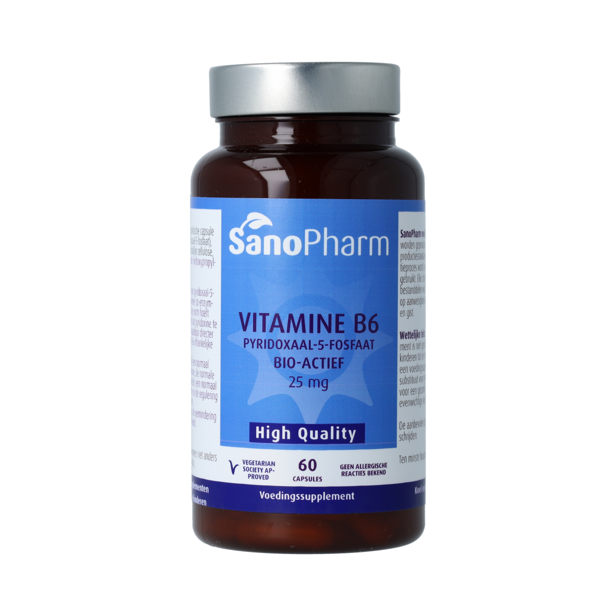 SanoPharm High Quality Vitamine B6 60.00 Capsules