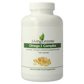 Livinggreens Omega 3 visolie complex 180 Capsules