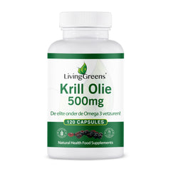 Livinggreens Krillolie 500mg 120 Capsules