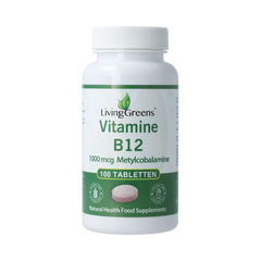 Livinggreens Vitamine B12 methylcobalamine 1000mcg 100.00 Tabletten