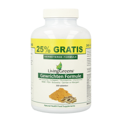 Livinggreens Gewrichten formule curcuma & collageen complex 300 Tabletten
