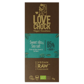 Lovechock Sweet nibs & seasalt bio 70 Gram