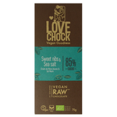 Lovechock Sweet nibs & seasalt bio 70 Gram