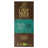 Lovechock Sweet nibs & seasalt bio 70.00 Gram