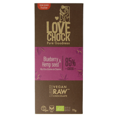 Lovechock Blueberry hempseed bio 70 Gram