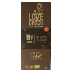 Lovechock Extreme dark 99% pure bio 70 Gram