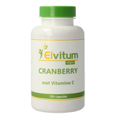 Elvitum Cranberry + 60mg vitamine C 150 Vegetarische capsules