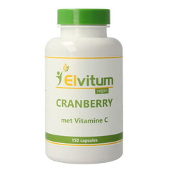 Elvitum Cranberry + 60mg vitamine C 150 Vegetarische capsules