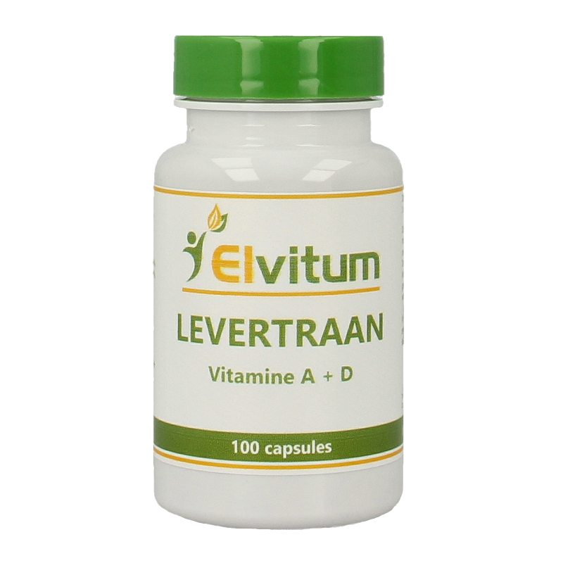 Elvitum Levertraan A D3 100.00 Capsules