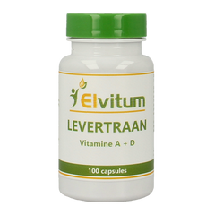 Elvitum Levertraan A D3 100 Capsules