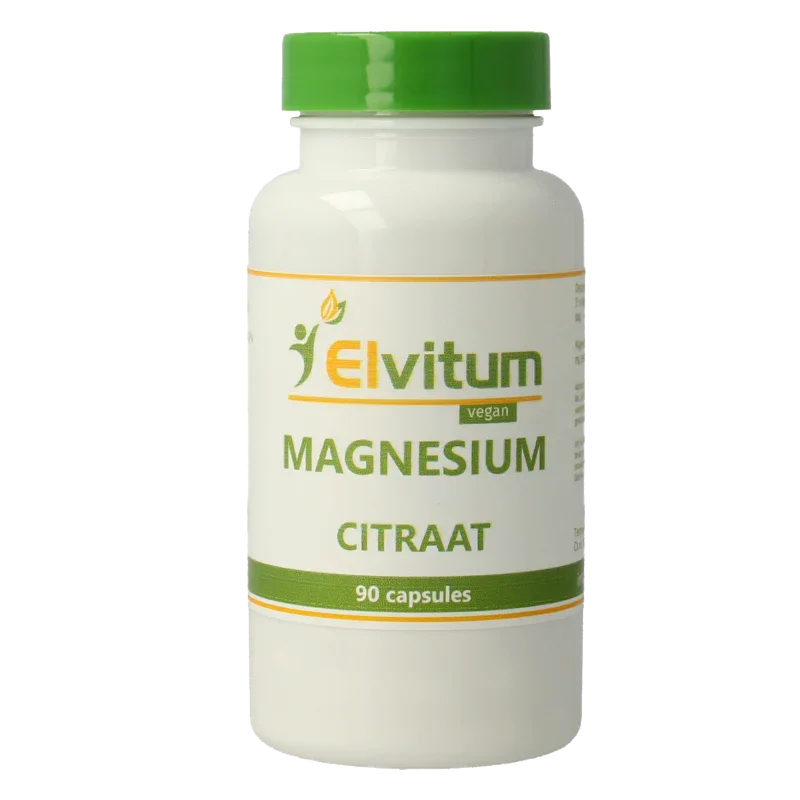 Elvitum Magnesium citraat 90.00 Vegetarische capsules