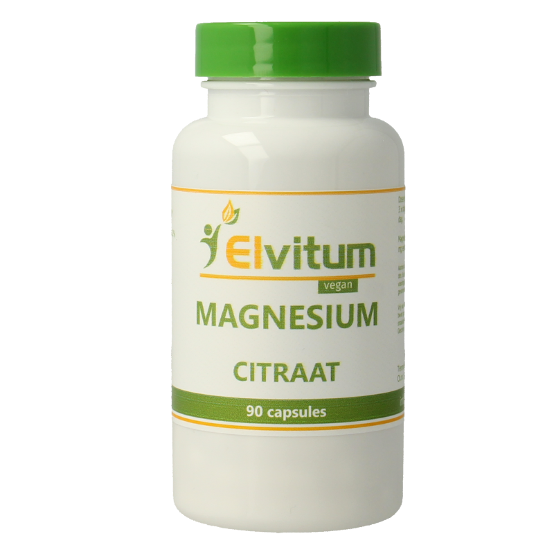 Elvitum Magnesium citraat 90 Vegetarische capsules