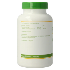 Elvitum Magnesium citraat 180 Vegetarische capsules