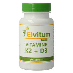 Elvitum Vitamine K2 & D3 90 Vegetarische capsules