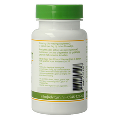 Elvitum Vitamine K2 & D3 90 Vegetarische capsules