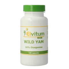 Elvitum Wild yam 100mg 16% diosgenine 120 Vegetarische capsules