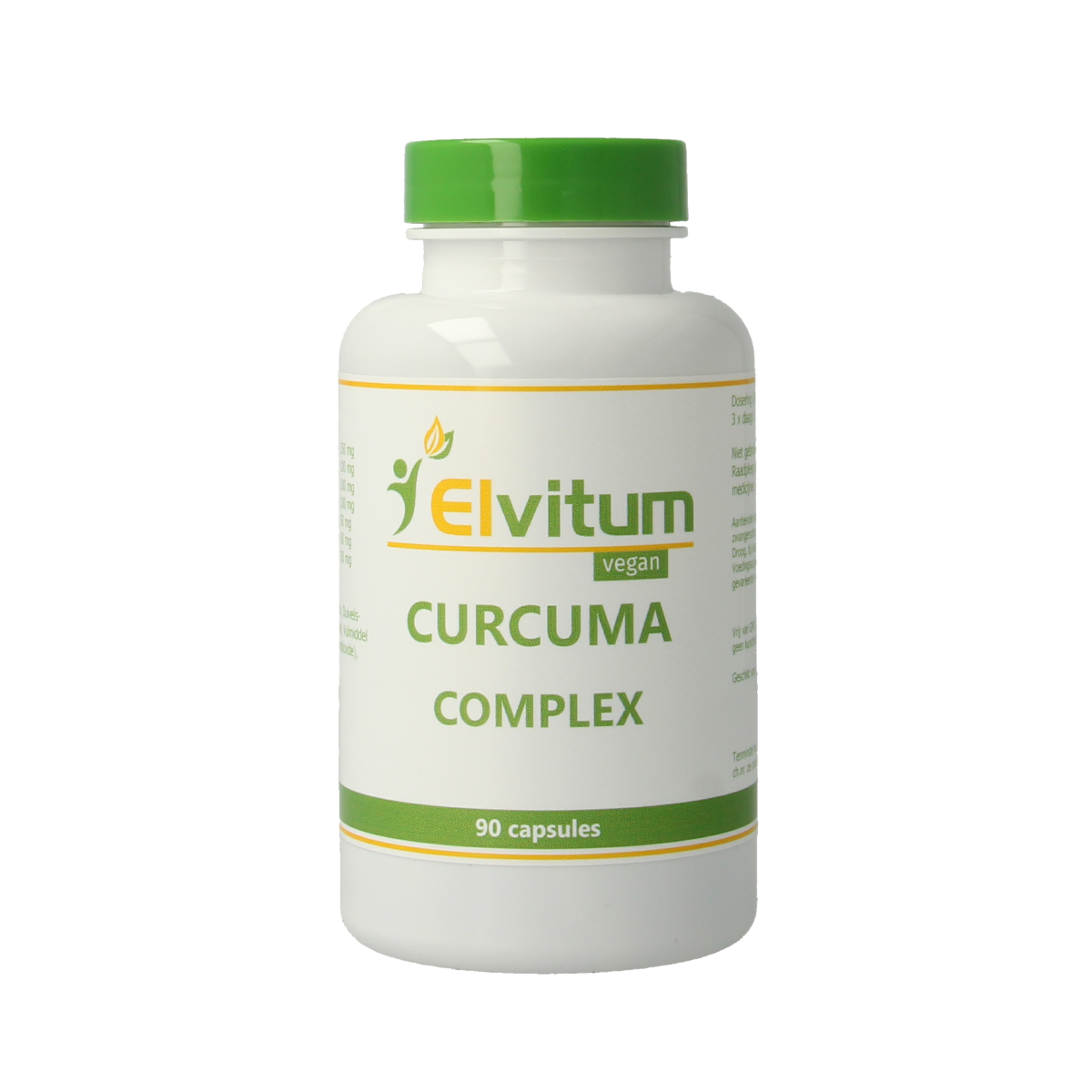 Elvitum Curcuma complex 90.00 Vegetarische capsules