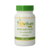 Elvitum Rode gist rijst met Q10 60 Vegetarische capsules