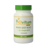 Elvitum Rode gist rijst met Q10 60 Vegetarische capsules