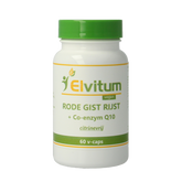 Elvitum Rode gist rijst met Q10 60.00 Vegetarische capsules