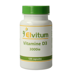 Elvitum Vitamine D3 3000IE/75mcg 120 Capsules
