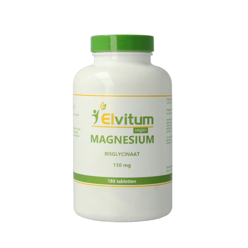 Elvitum Magnesium (bisglycinaat) 130mg 180 Tabletten