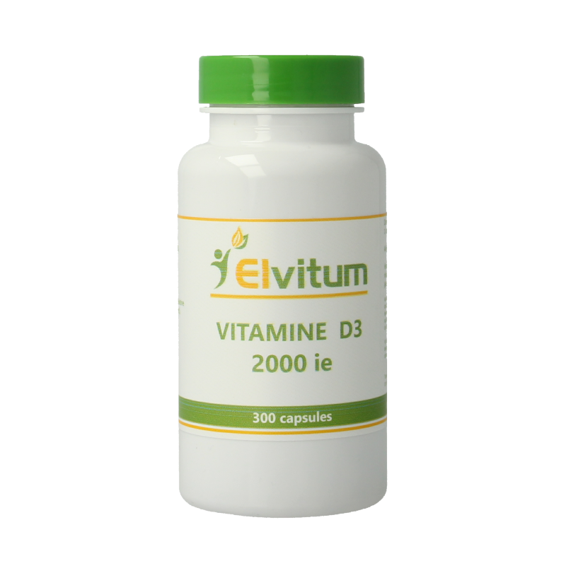 Elvitum Vitamine D3 2000IE 300 Capsules