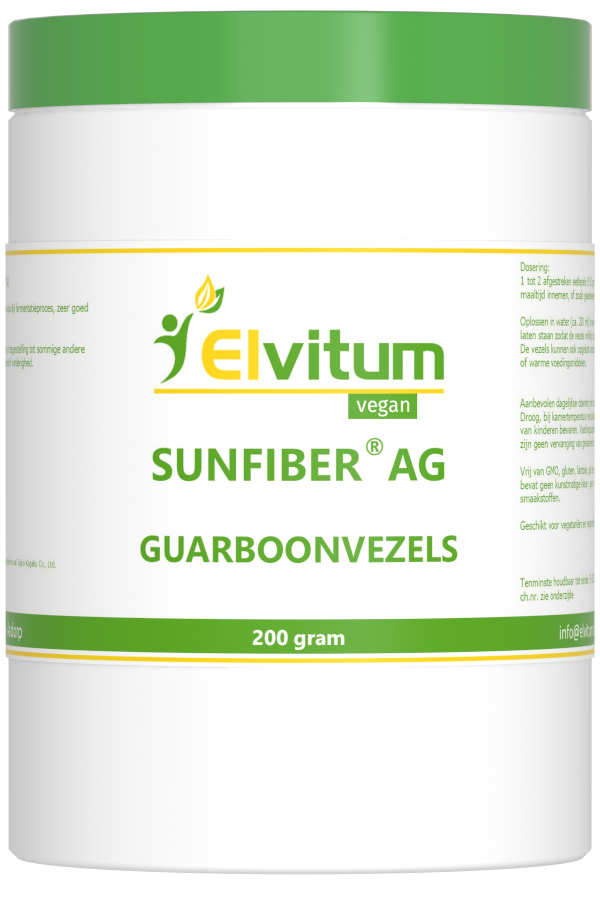 Elvitum Sunfiber AG guarboonvezels 200 Gram