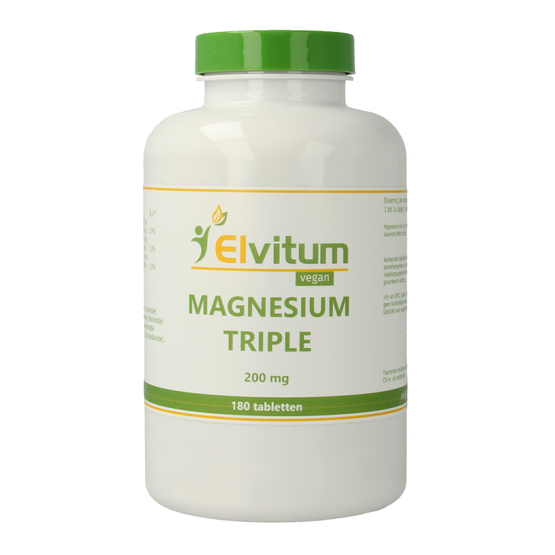 Elvitum Magnesium triple 200mg 180 Tabletten
