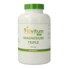 Elvitum Magnesium triple 200mg 180 Tabletten