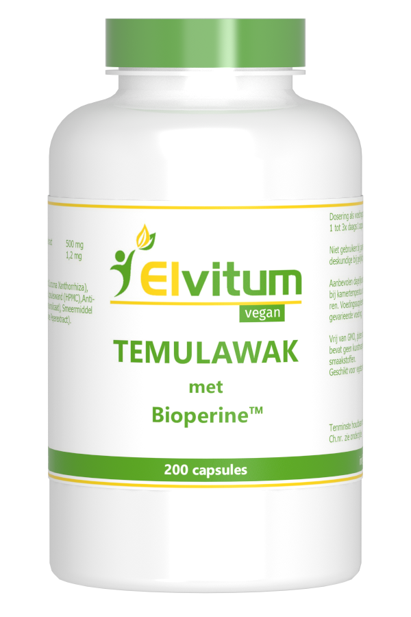 Elvitum Temulawak 200.00 Capsules