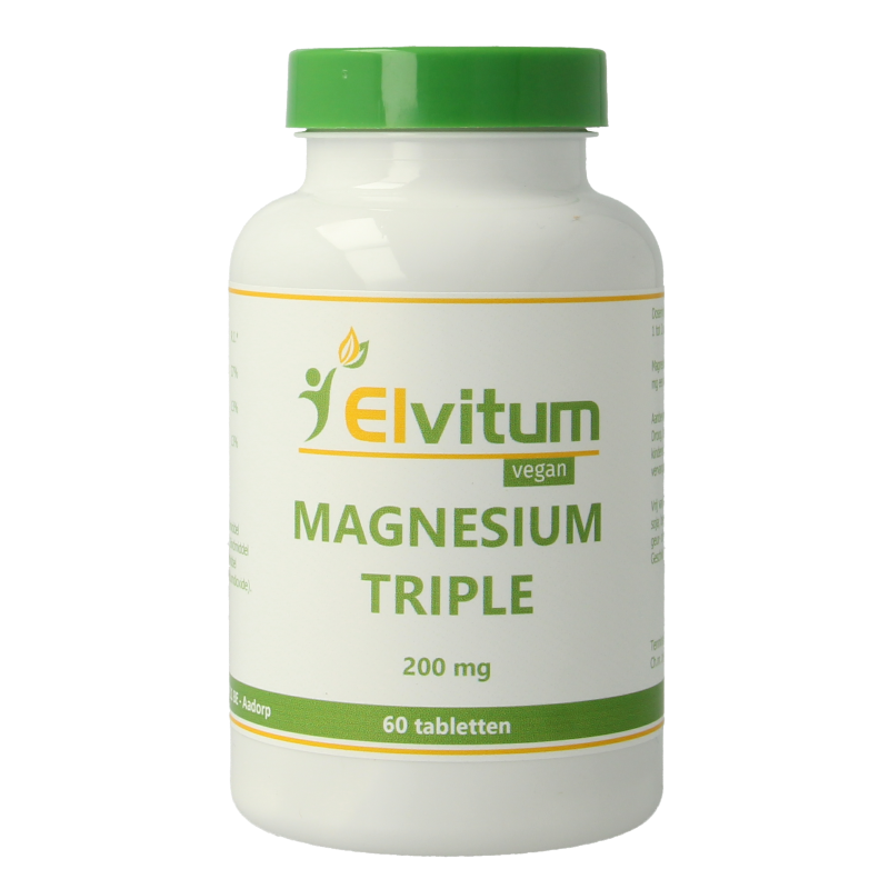 Elvitum Magnesium triple 200mg 60 Tabletten