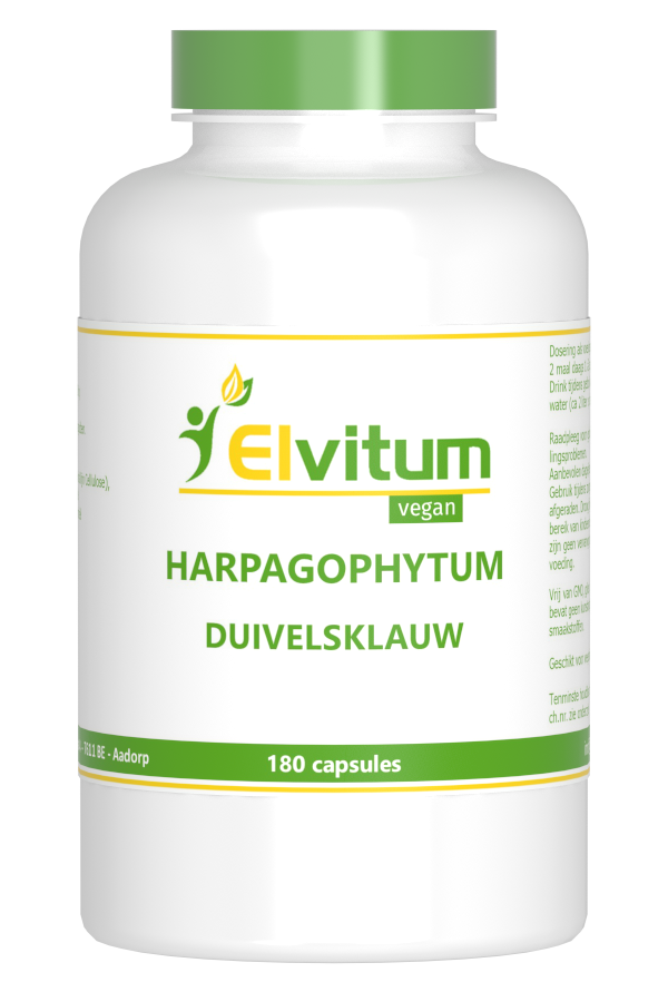 Elvitum Duivelsklauw harpago extract 180.00 Capsules