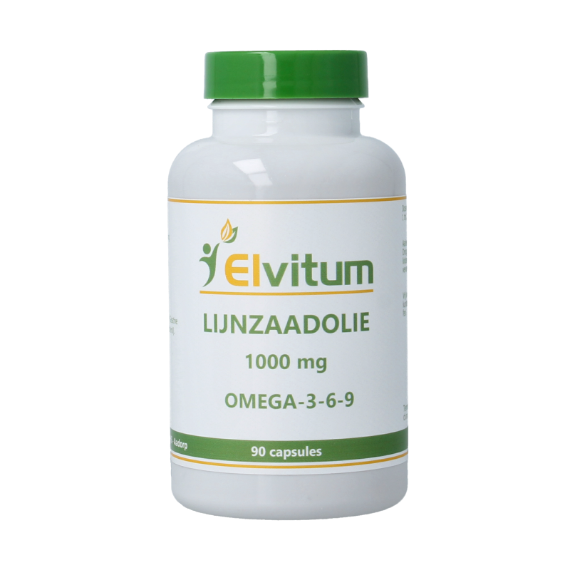 Elvitum Lijnzaadolie omega 3-6-9 90 Capsules