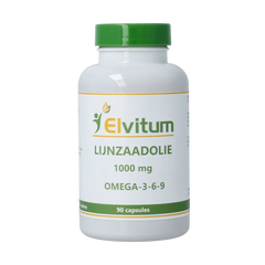Elvitum Lijnzaadolie omega 3-6-9 90 Capsules