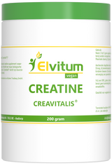 Elvitum Creatine monohydraat Creavitalis 200 Gram