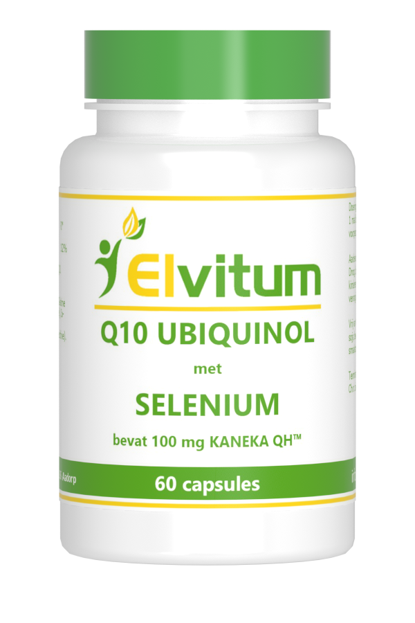 Elvitum Co-Q10 ubiquinol met selenium 60.00 Capsules