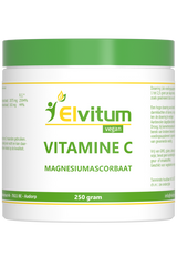 Elvitum Vitamine C poeder magnesiumascorbaat 250.00 Gram