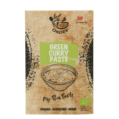 Onoff Thaise groene currypasta bio 50.00 Gram