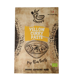 Onoff Thaise gele currypasta bio 50.00 Gram