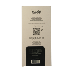 Cheeky Wipes Menstruatie ondergoed Feeling Pretty zw maat 38-40 1.00 Stuks