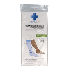 Solvacare Compressiekous beige S 19 - 23 cm 1 Paar