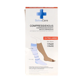 Solvacare Compressiekous beige XL 29 - 33 cm 1 Paar