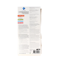 Solvacare Compressiekous beige XL 29 - 33 cm 1 Paar