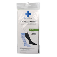 Solvacare Compressiekous zwart S 19 - 23 cm 1 Paar