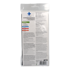 Solvacare Compressiekous zwart S 19 - 23 cm 1.00 Paar