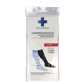 Solvacare Compressiekous zwart L 26 - 29 cm 1 Paar
