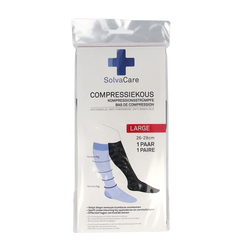 Solvacare Compressiekous zwart L 26 - 29 cm 1 Paar